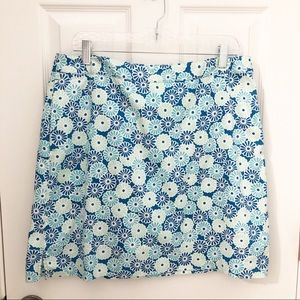 EP PRO golf skort. Size 14,blue, white light green